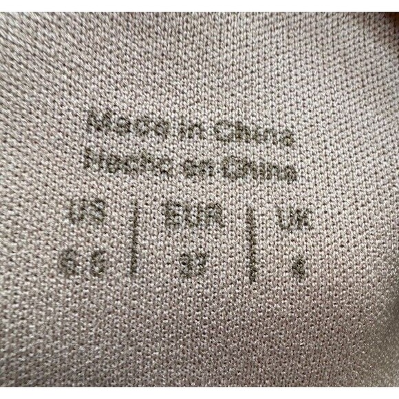 Aldo‎ Winker Over the Knee Thigh High Suede Boots Nude Beige 6.5 Open Heel - Picture 13 of 13